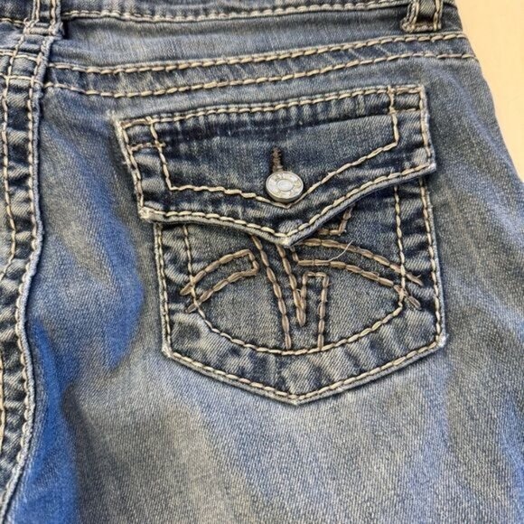 Kut from the Kloth Women’s Jeans Accent Pocket Boot Cut Medium Wash Size 4 Denim - Picture 7 of 16